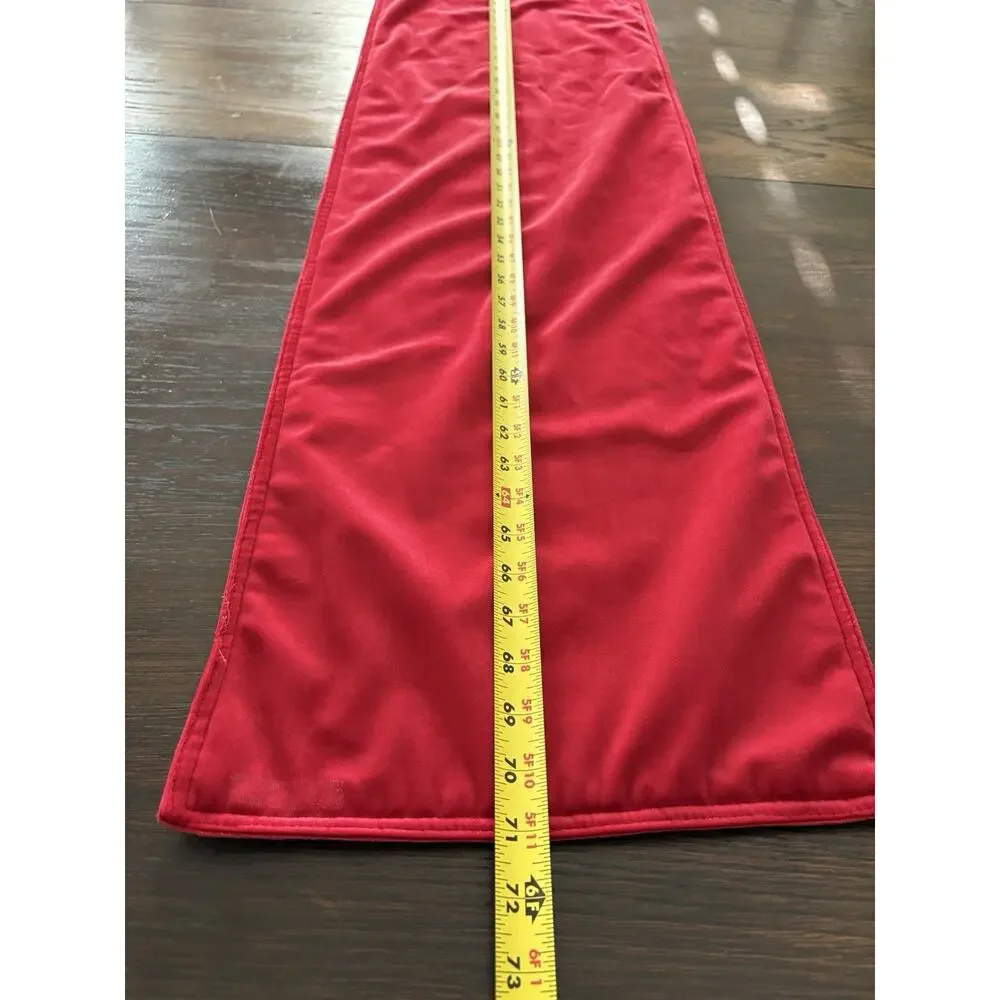 Red Velvet Table Runner 71”x13” Double sided